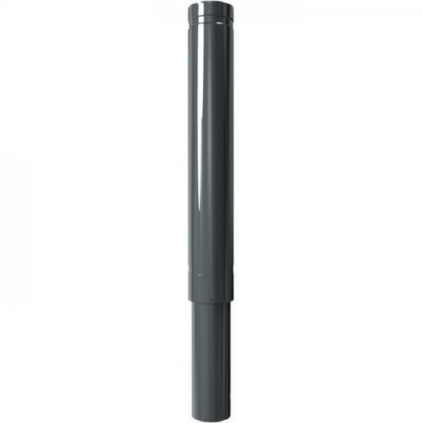 Stilpoller Ø120 Aluminium mit Ziernut