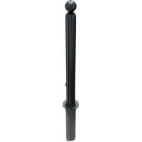 Stilpfosten Ø76 herausnehmbar RAL 7016 mit Dreikant