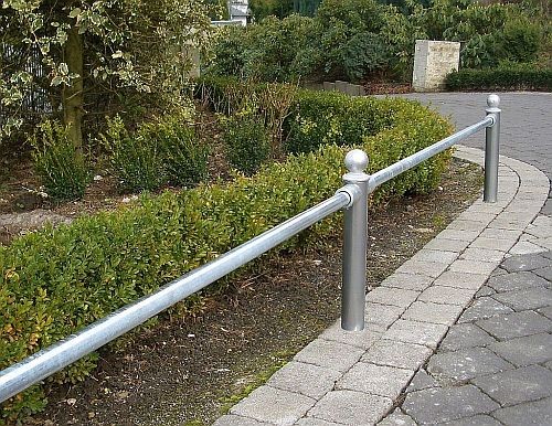 Rabattengeländer verzinkt Schutzgeländer