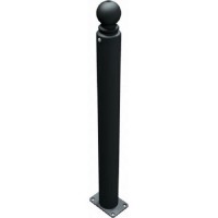 Stilpfosten RAL 9005 zum Aufdübeln