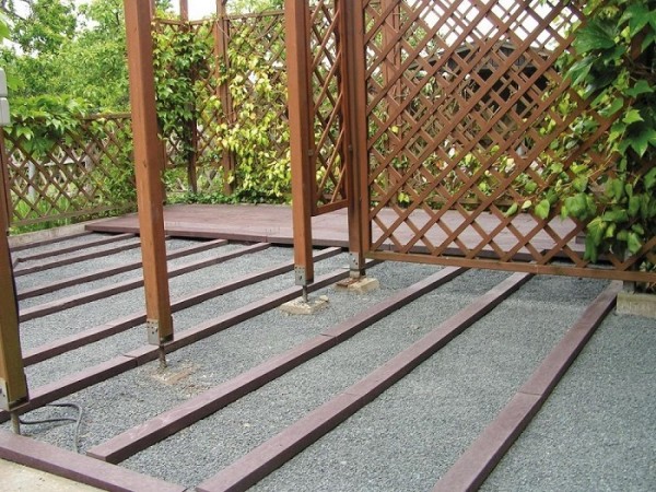 Brett Grau aus Recycling Kunststoff