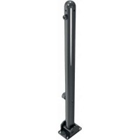 Stilpfosten Ø60 RAL 7016 umlegbar mit Dreikant