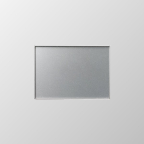 Türschild 210x155 mm Aluminium / Acrylglas unbeschriftet