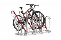 Fahrradständer Anlehnparker 4500 hohe Bügel
