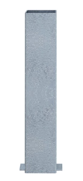 Bodenhülse 80x80 mm mit Erdanker verzinkt