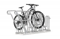 Fahrradständer 4600 hohe Bügel für 2 - 6 Fahrräder