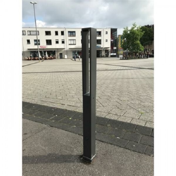 Stilpfosten Oberteil U-förmig offen aus Flachstahl