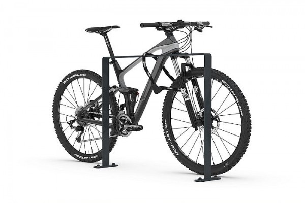 Anlehnbügel Flachstahl für Fahrräder