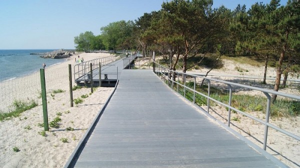 Stegbohle armiert 4,8 × 16,5 Recycling-Kunststoff