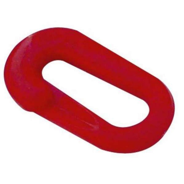 Verbindungsglied 6 mm rot beschichtet aus Kunststoff