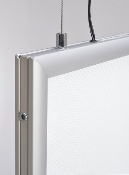 LED Leuchtrahmen doppelseitig Economy 25 mm Profil