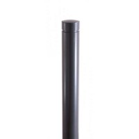 Aluminiumpoller Ø100 mit Ziernut RAL 7016